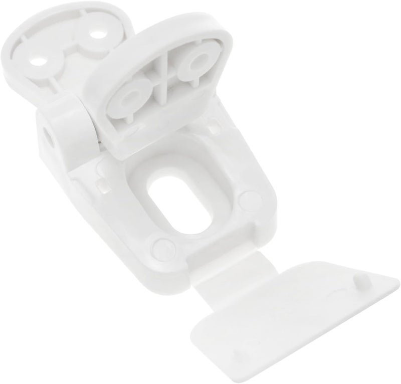 Dsjnf White Plastic Toilet Seat Hinge Bolt Nut Toilets Seat Tightening Kit For Toilet Seat Cover Replacement And Repair 1Set - Image 2